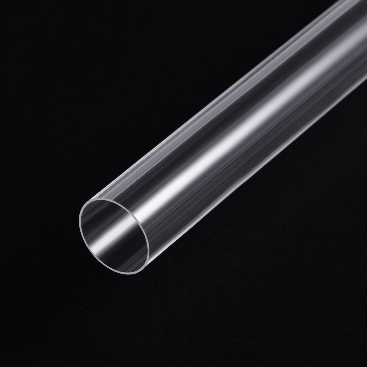 Uxcell Uxcell 3pcs Clear Rigid PVC Pipe 20mm ID x 21mm x 1.5ft, 0.02" Wall Round Tube Tubing