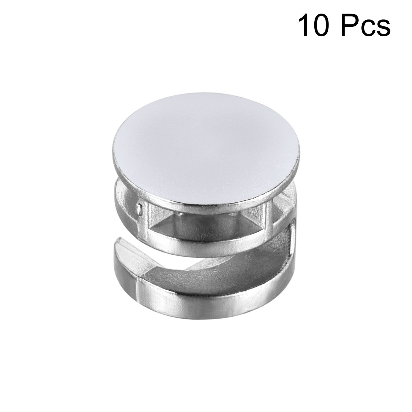 Uxcell Uxcell Furniture Connector Cam Lock Fittings 15mm x 12mm with White Cover for Furniture Panel Connecting 10pcs