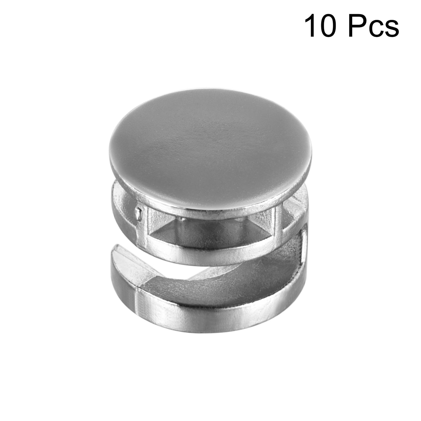 Uxcell Uxcell Furniture Connector Cam Lock Fittings 15mm x 12mm with White Cover for Furniture Panel Connecting 10pcs