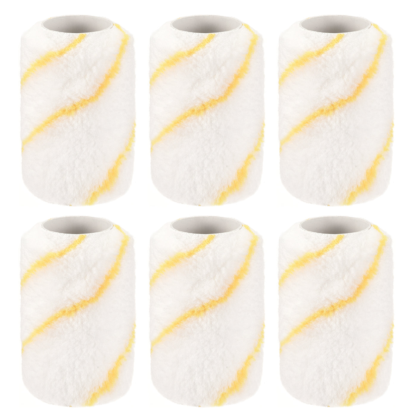 uxcell Uxcell Paint Roller Cover 4 Inch x 1/2" Nap Mini Microfiber Brush for Household Wall Painting Treatment 6Pcs