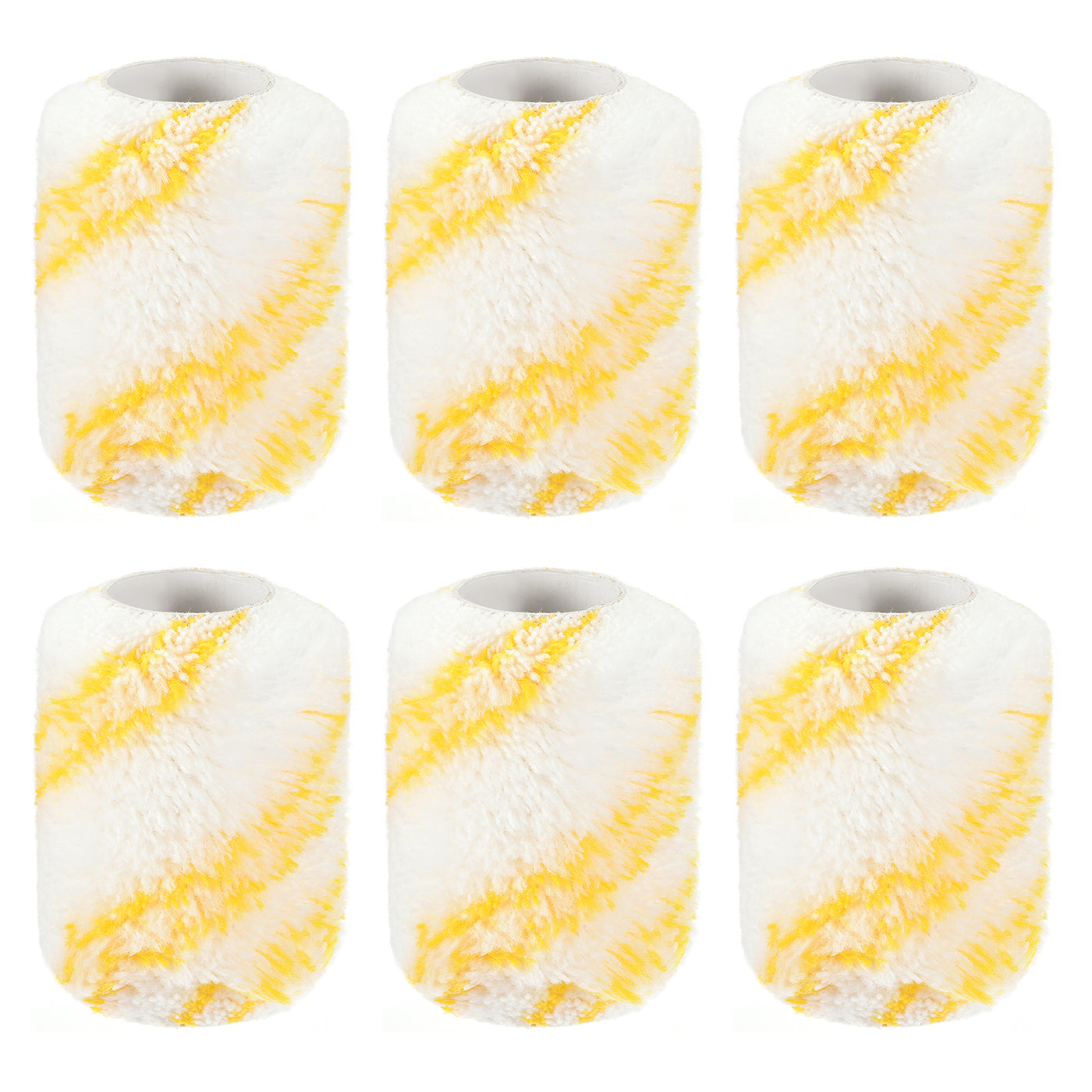 uxcell Uxcell Paint Roller Cover 4 Inch x 3/4" Nap Mini Acrylic Fibers Brush for Household Wall Painting Treatment 6Pcs