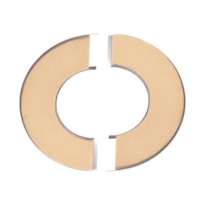 Harfington Uxcell Wall Split Flange, Stainless Steel Round Escutcheon Plate 4Pcs