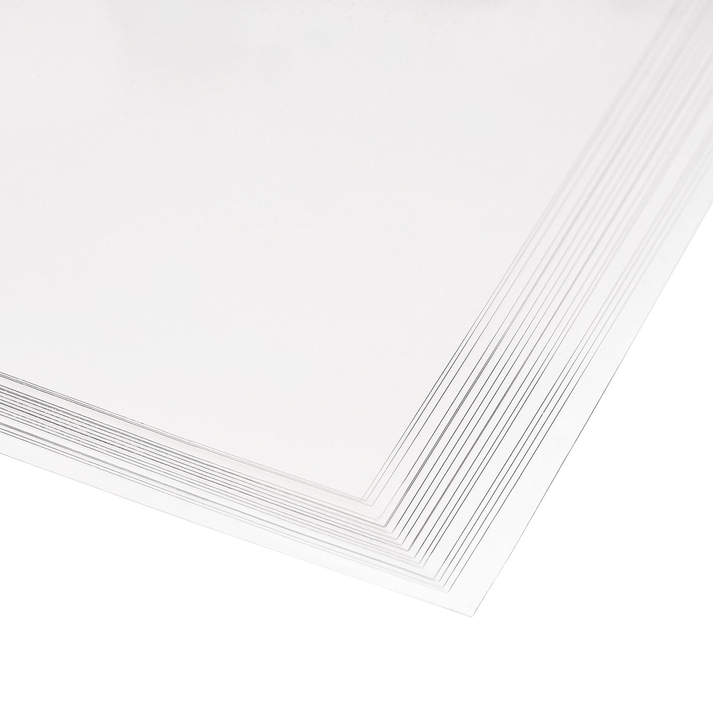 uxcell Uxcell 0.1mm Thick A4 Size Clear PVC Sheet 297mm x 210mm Flexible Cover Protector,Office,DIY Cutting,20pcs
