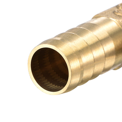 Harfington Uxcell Brass Hose Barb Fitting Elbow 14mm x G3/8 Female Pipe Connector