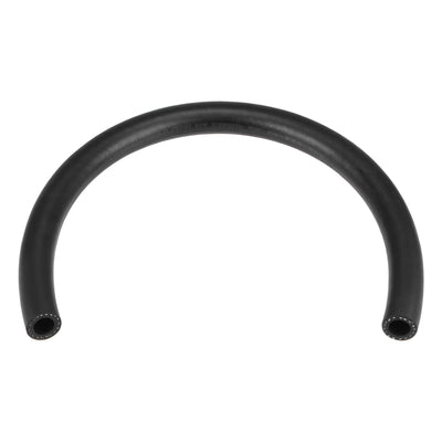 Harfington Uxcell 16mm ID Fuel Line Hose, 26mm OD 2ft Black Rubber Oil Hose for Fuel System, Oil, Lubricant