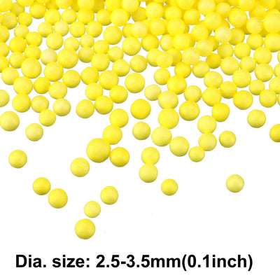 Harfington Uxcell Polystyrene Foam Ball Beads Round for the Arts, DIY Crafts, Party Decorations, Fillings of Vase Pillow