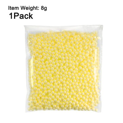 Harfington Uxcell Polystyrene Foam Ball Beads Round for the Arts, DIY Crafts, Party Decorations, Fillings of Vase Pillow