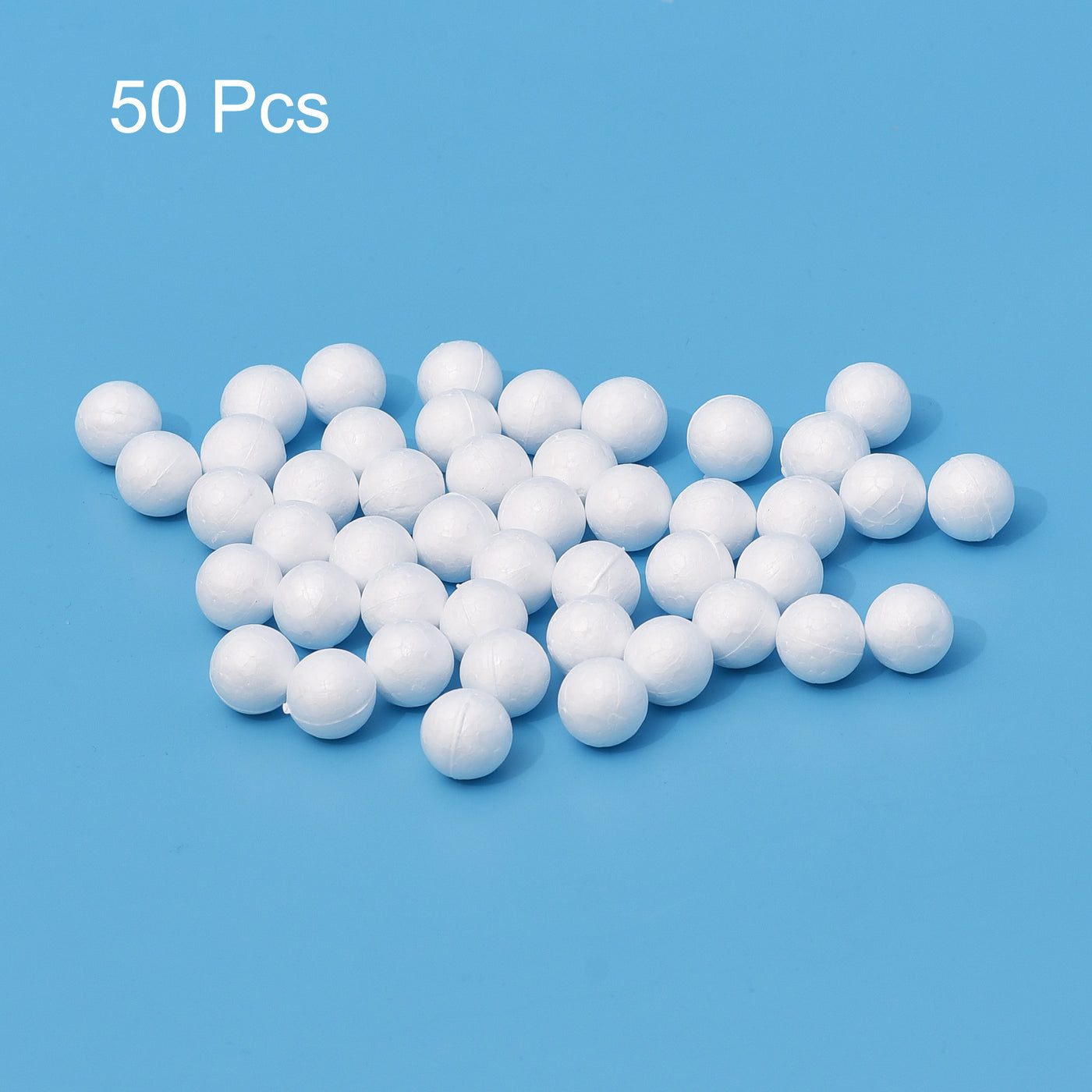 Uxcell Uxcell 50Pcs 1.5" White Polystyrene Foam Solid Balls for Crafts and Party Decorations