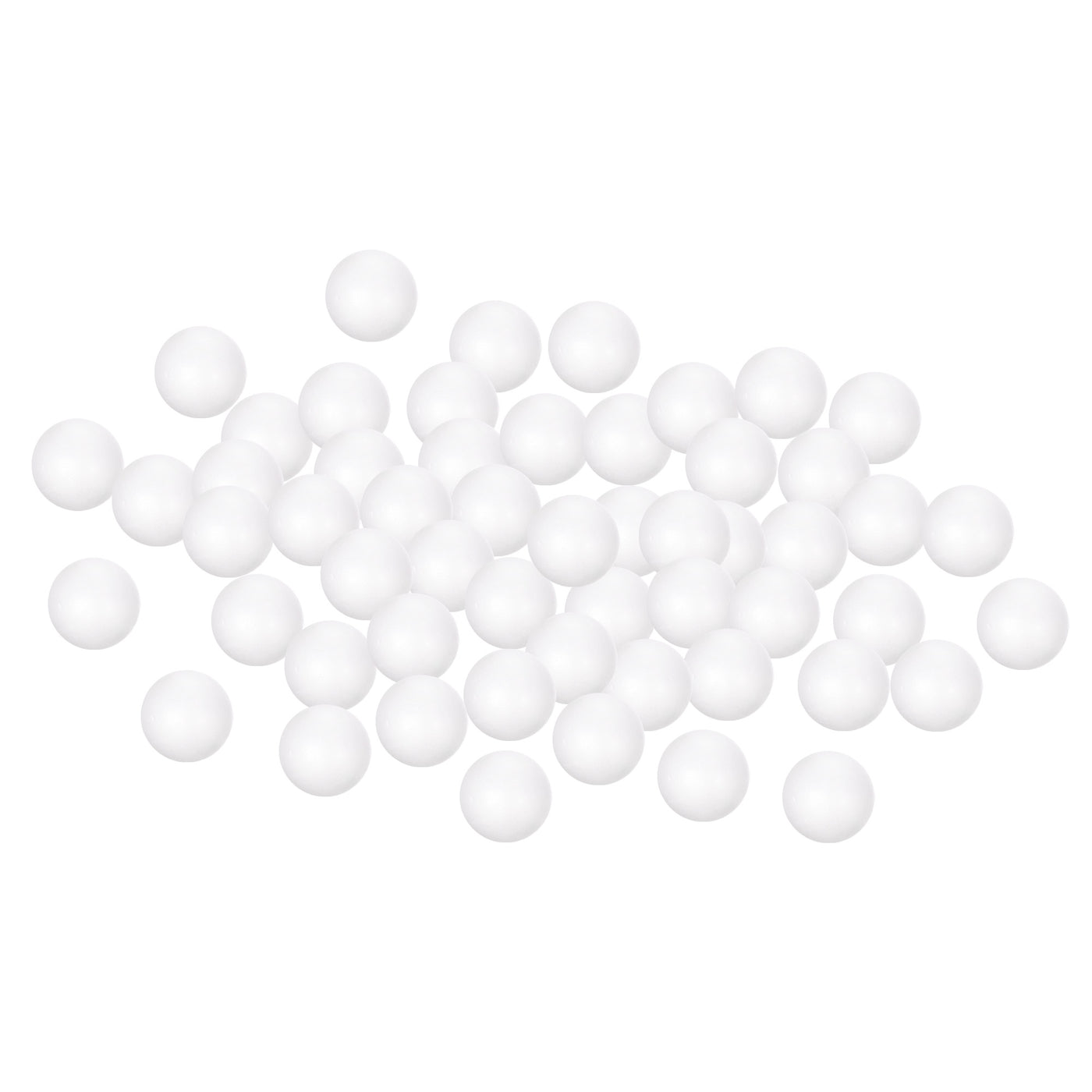 Uxcell Uxcell 100Pcs 1" White Polystyrene Foam Solid Balls for Crafts and Party Decorations