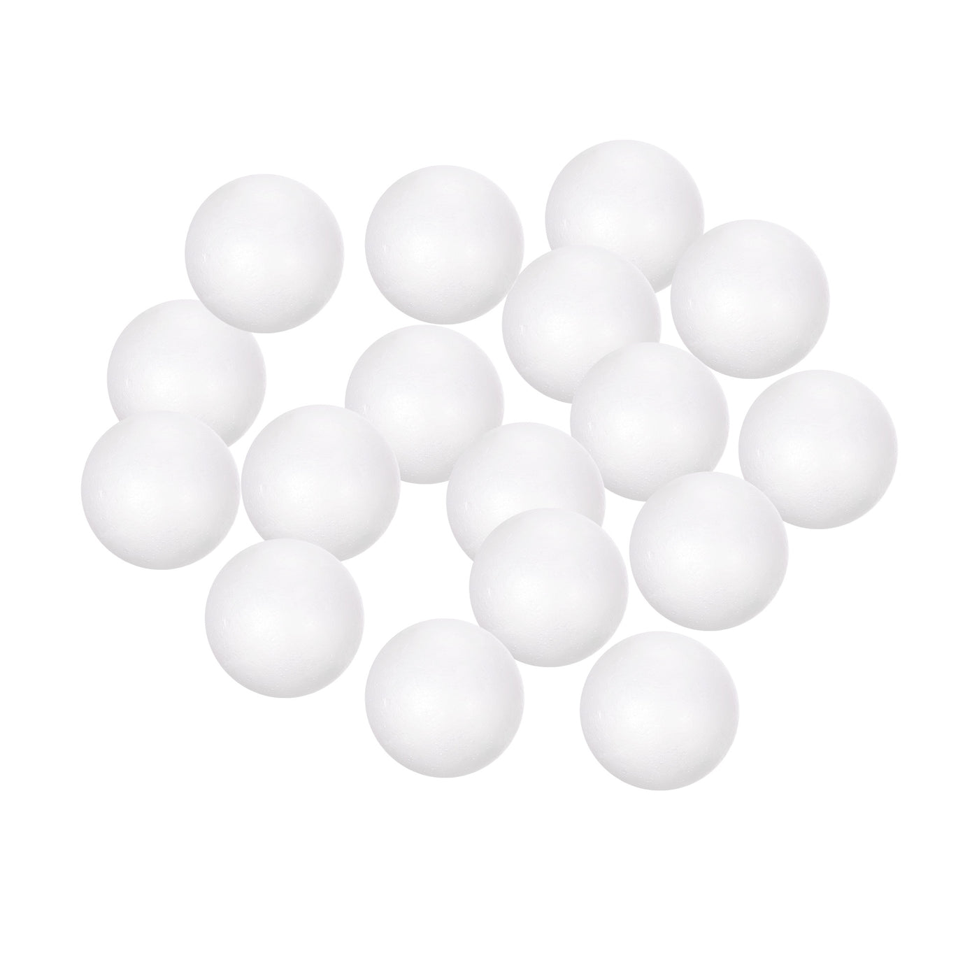 Uxcell Uxcell 36Pcs 2" White Polystyrene Foam Solid Balls for Crafts and Party Decorations