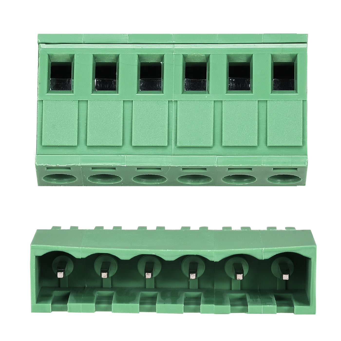 uxcell Uxcell 6 Pin 5.08mm Pitch Male Female PCB Screw Terminal Block 15 Sets