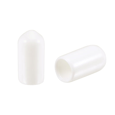 Harfington Uxcell Round Rubber End Caps Vinyl Cover Screw Thread Protectors