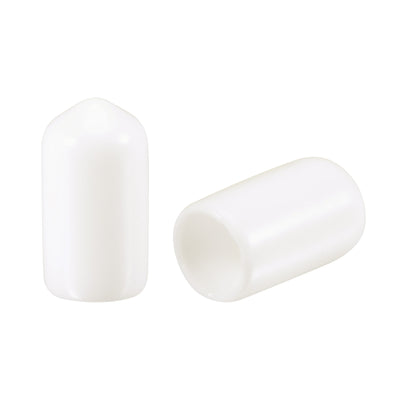 Harfington Uxcell Round Rubber End Caps Vinyl Cover Screw Thread Protectors