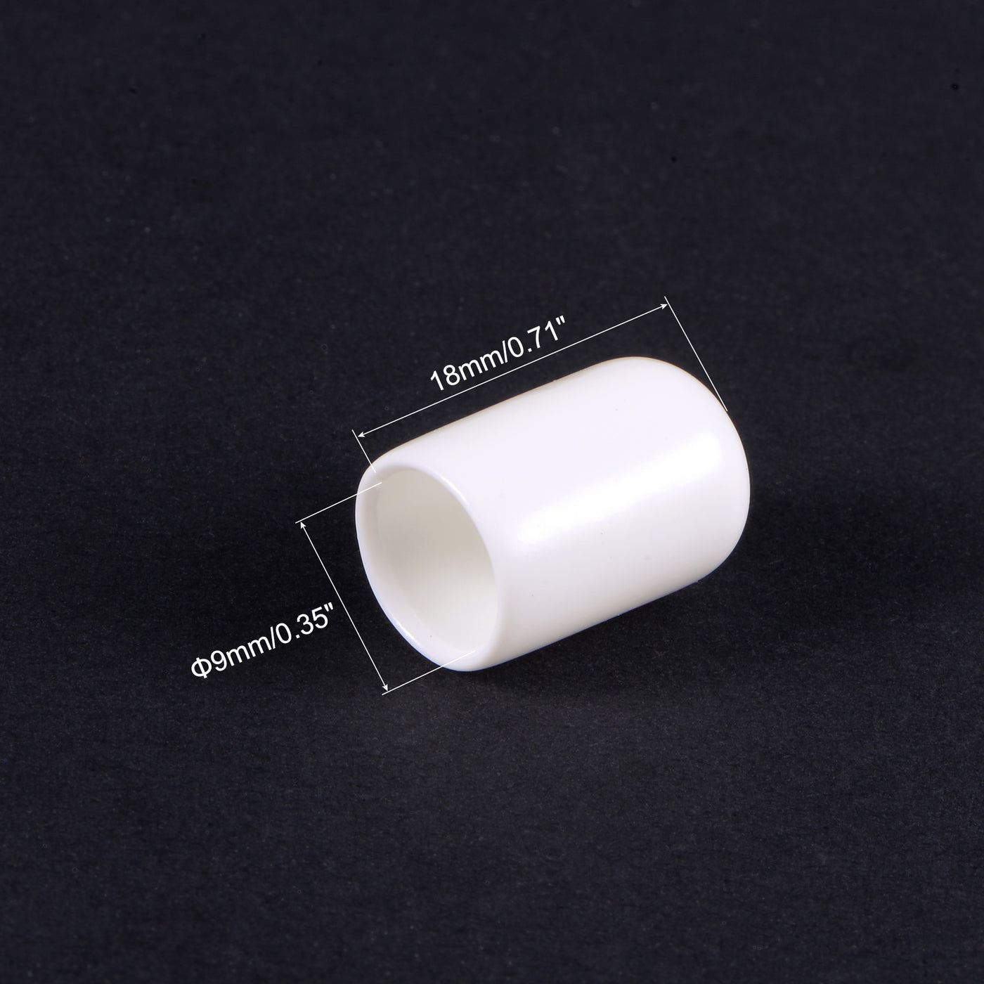 uxcell Uxcell Round Rubber End Caps Vinyl Cover Screw Thread Protectors