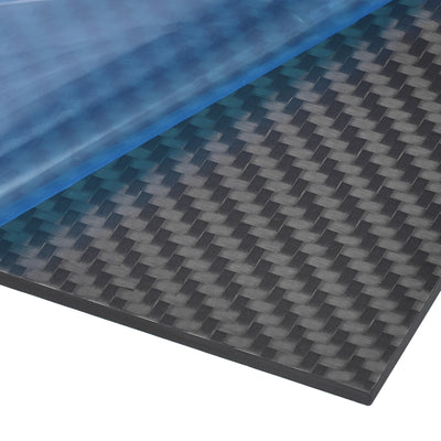 Harfington Uxcell Carbon Fiber Plate Panel Sheets 150mm x 125mm x 3mm (Twill Matte)