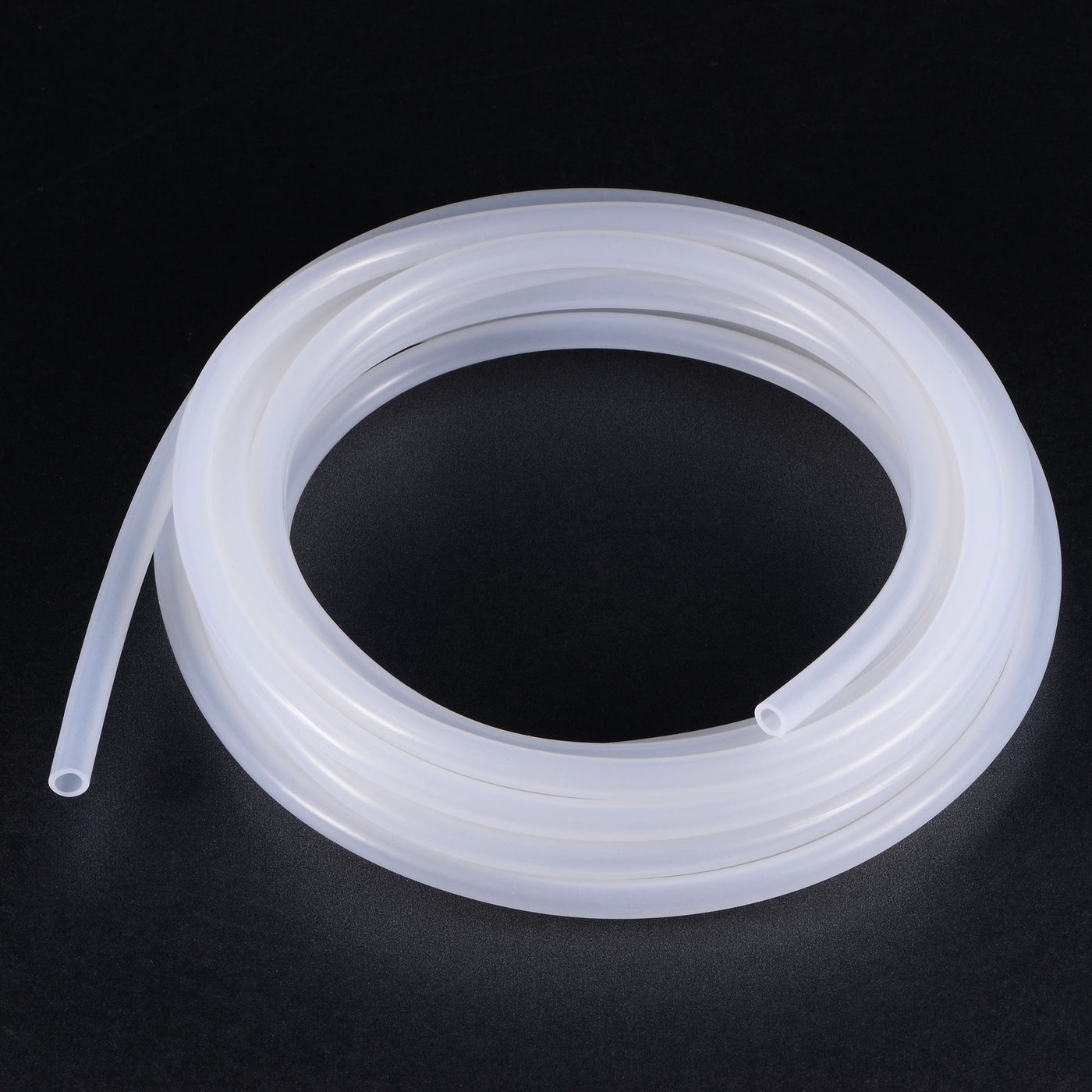 uxcell Uxcell Silicone Tubing 4mm ID 6mm(1/4") OD 5m Aquarium Pump Air Water Hose with Connectors