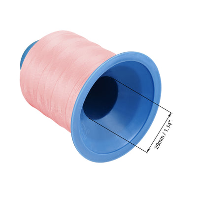 Harfington Uxcell Bonded Polyester Thread Extra-strong 870 Yards 300D/0.38mm (Red)