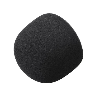 Harfington Uxcell 2Pcs Foam Microphone Cover Thicken Windscreen for Blue   Mics Black