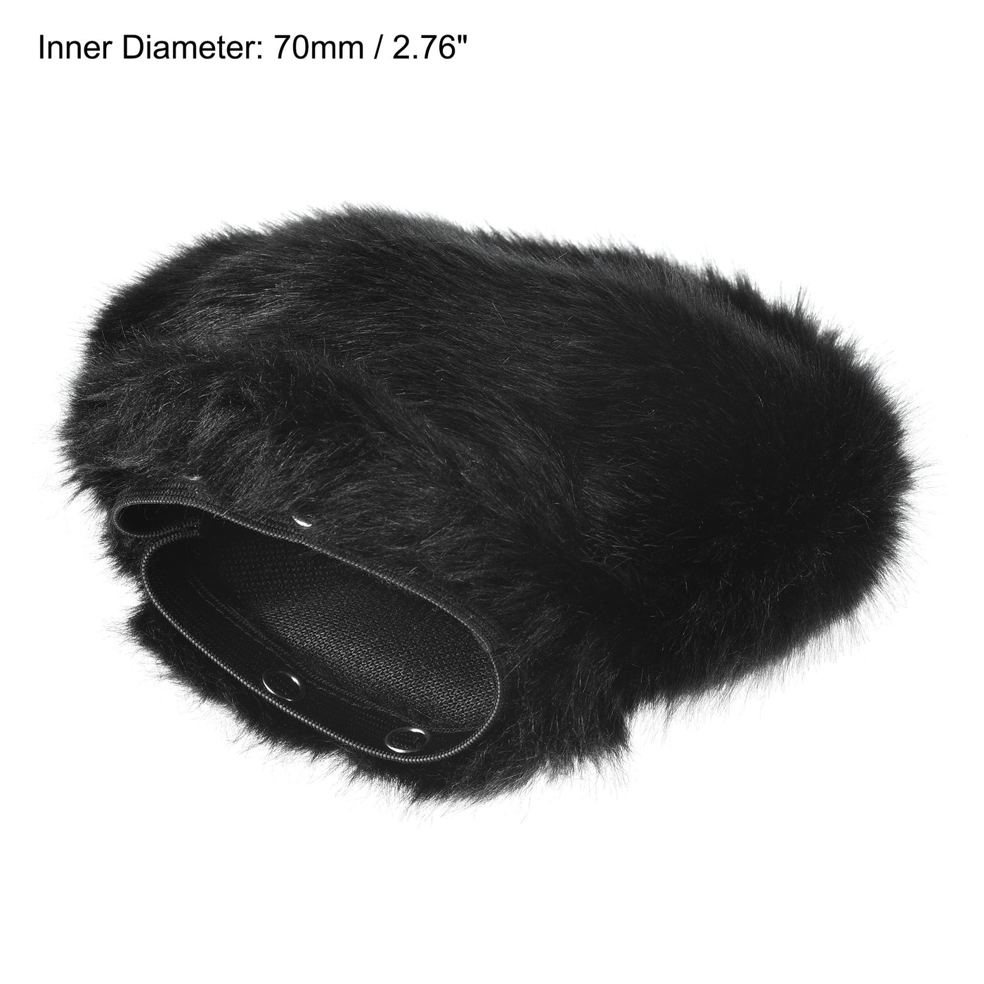 uxcell Uxcell 1Pcs Microphone Furry Windscreen  Wind Cover for  Mics