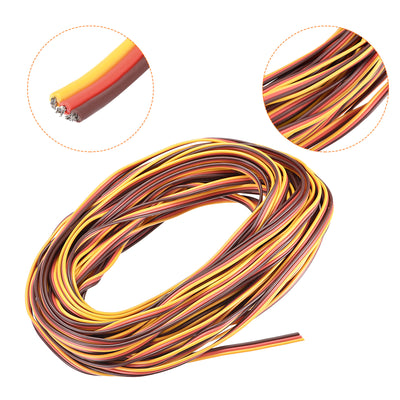 Harfington Uxcell Servo Extension Cable Cord Connector Lead Wire 60-Core Servo Receiver Wire