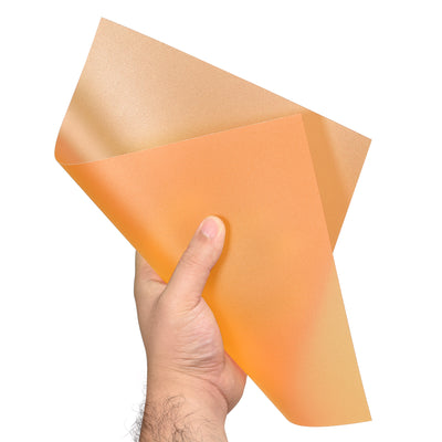 Harfington Uxcell 10Pcs Gel Light Filter Transparent Color Correction PVC Sheets Matte Yellow