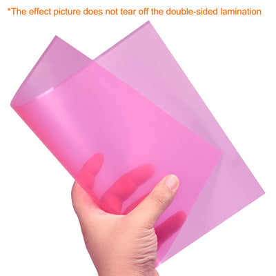 Harfington Uxcell 4Pcs Gel Light Filter Transparent Color Correction Plastic PVC Sheets Maroon