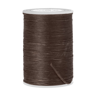 Harfington Uxcell Leather Sewing Thread 98 Yards 150D/0.8mm Polyester Waxed Cord, Medium Taupe
