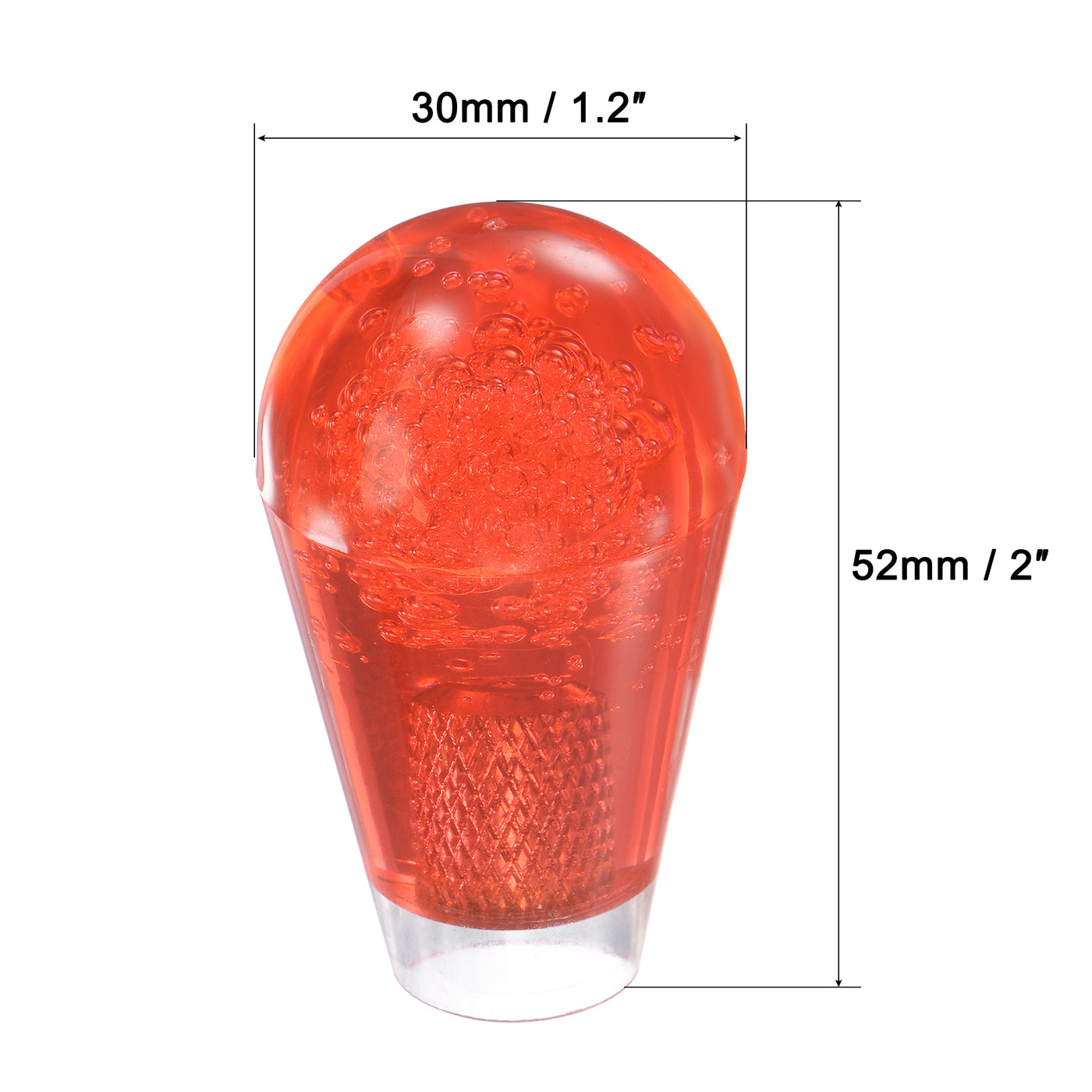 uxcell Uxcell Ellipse Oval Joystick Head Rocker Ball Top Handle Arcade Game Replacement Red