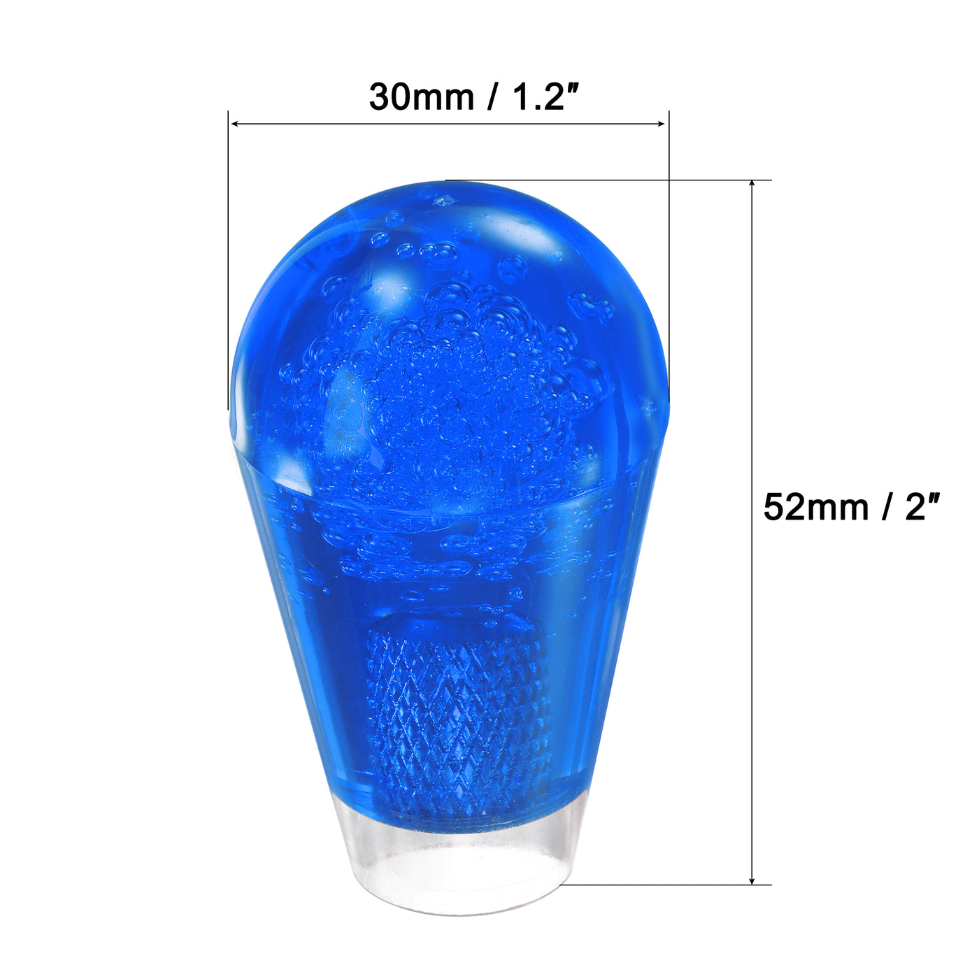 uxcell Uxcell Ellipse Oval Joystick Head Rocker Ball Top Handle Arcade Game Replacement Blue