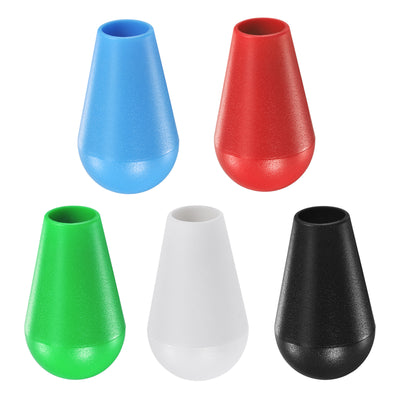 Harfington Uxcell Ellipse Oval Joystick Head Rocker Ball Top Handle Arcade Game Replacement 5 Colors