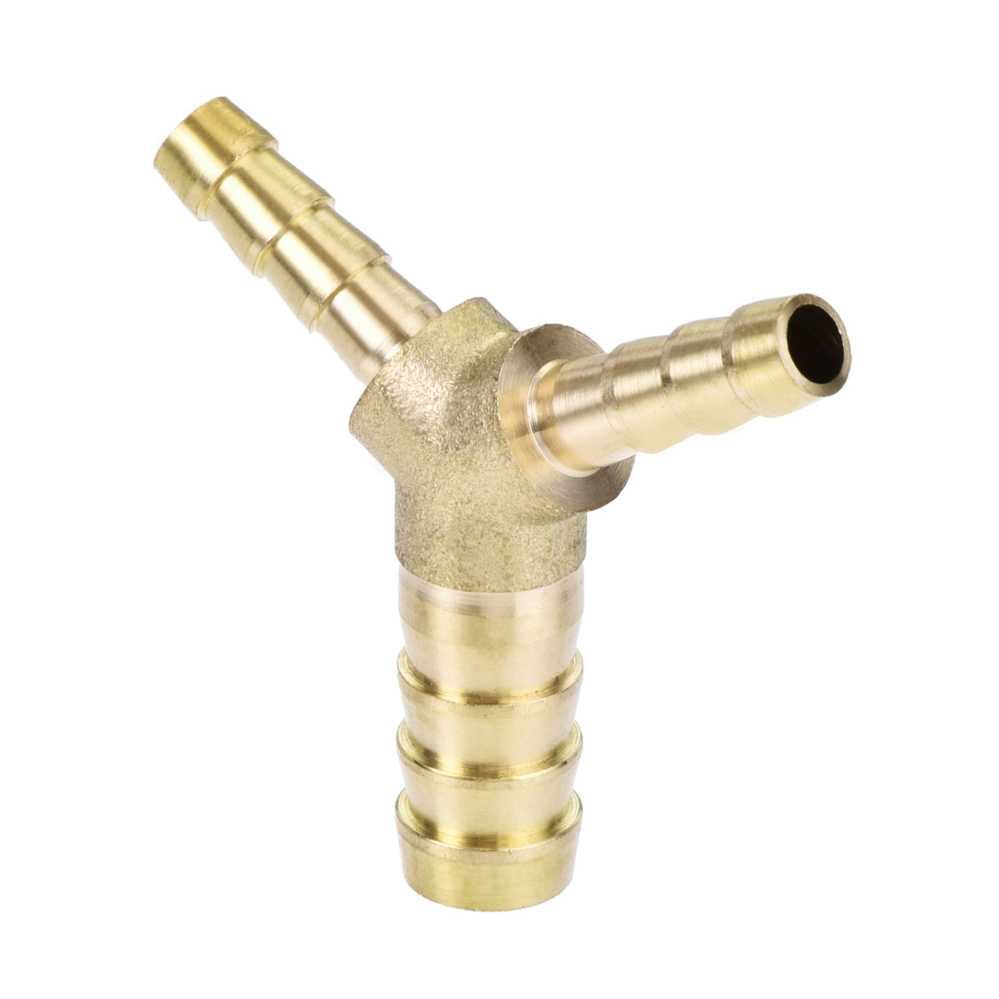 Uxcell Uxcell Reducing Barb Hose Fitting Y Shape Pipe Connector Brass 1/2" x 3/8" x 3/8"