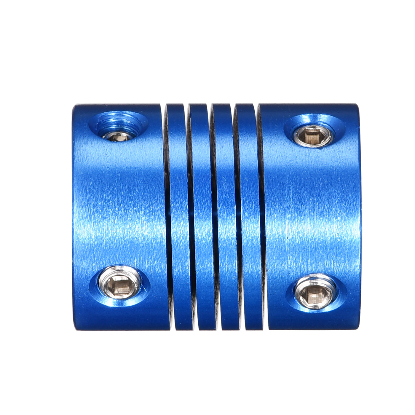 uxcell Uxcell 5 Pcs 5mm to 4mm Aluminum Alloy Shaft Coupling Flexible Coupler L25xD20 Blue