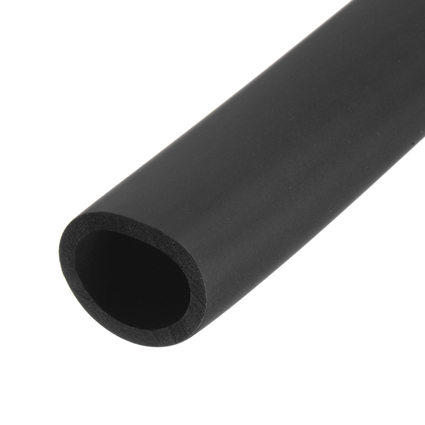uxcell Uxcell Foam Tubing for Handle Grip Support, Pipe Insulation, 38mm ID 53mm OD 1m Length Black