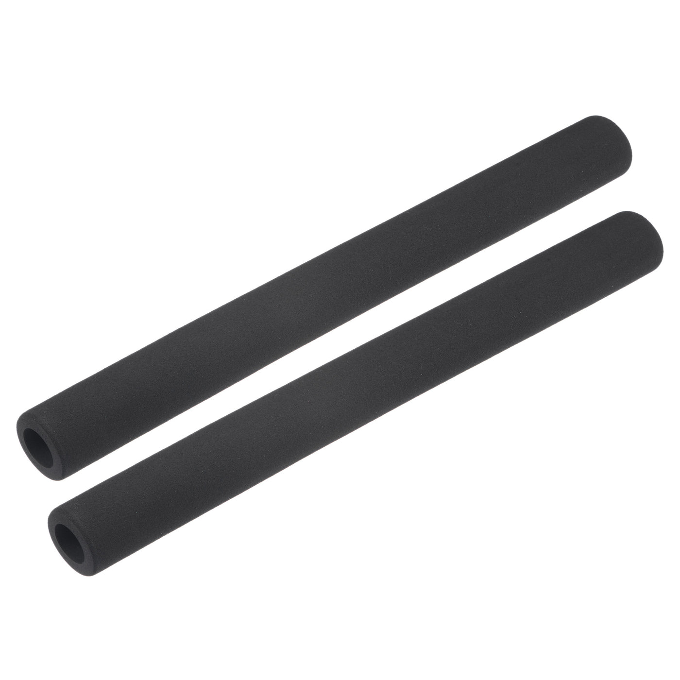 Uxcell Uxcell Foam Tubing for Handle Grip Support, Pipe Insulation, 17mm ID 27mm OD 295mm Length Black 2pcs