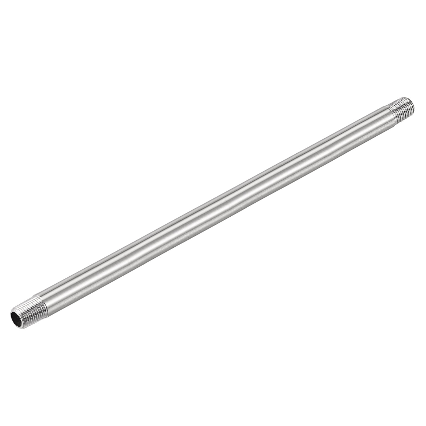 Uxcell Uxcell 304 Stainless Steel Pipe Fitting G1/8 Male Thread 200mm Length Coupler for Extending Pipes