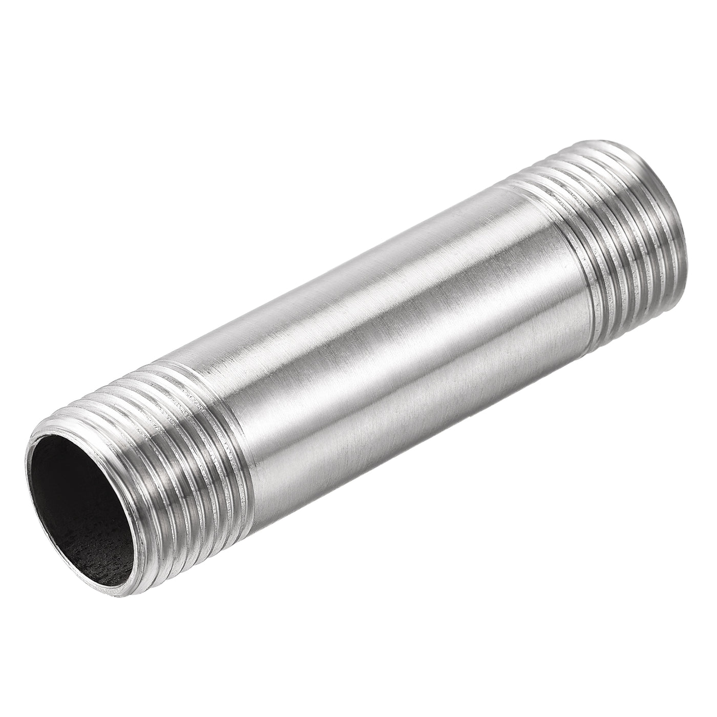 Uxcell Uxcell Stainless Steel Pipe Fitting G1/2 Male to G1/2 Male Thread 400mm Length Coupler