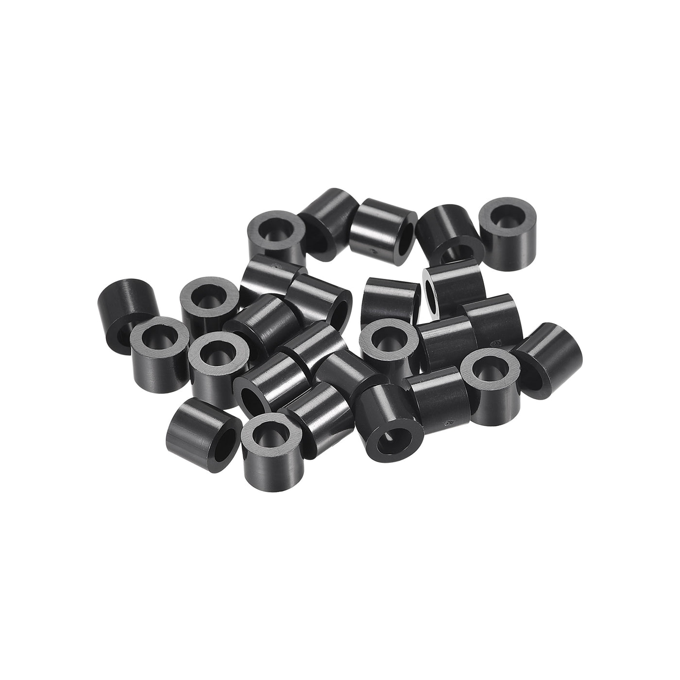 PATIKIL M5 Aluminum Spacers - 5 Pack, 5.2mm ID X 12mm OD X 10mm L, Round Plain Finish