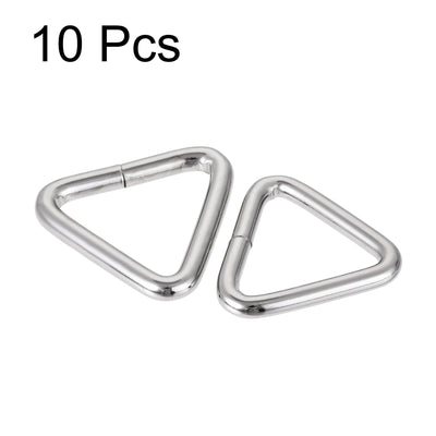 Harfington Uxcell Triangle Ring Buckle, 0.98"(25mm) Inner Width for Hardware Strap Craft DIY 10pcs