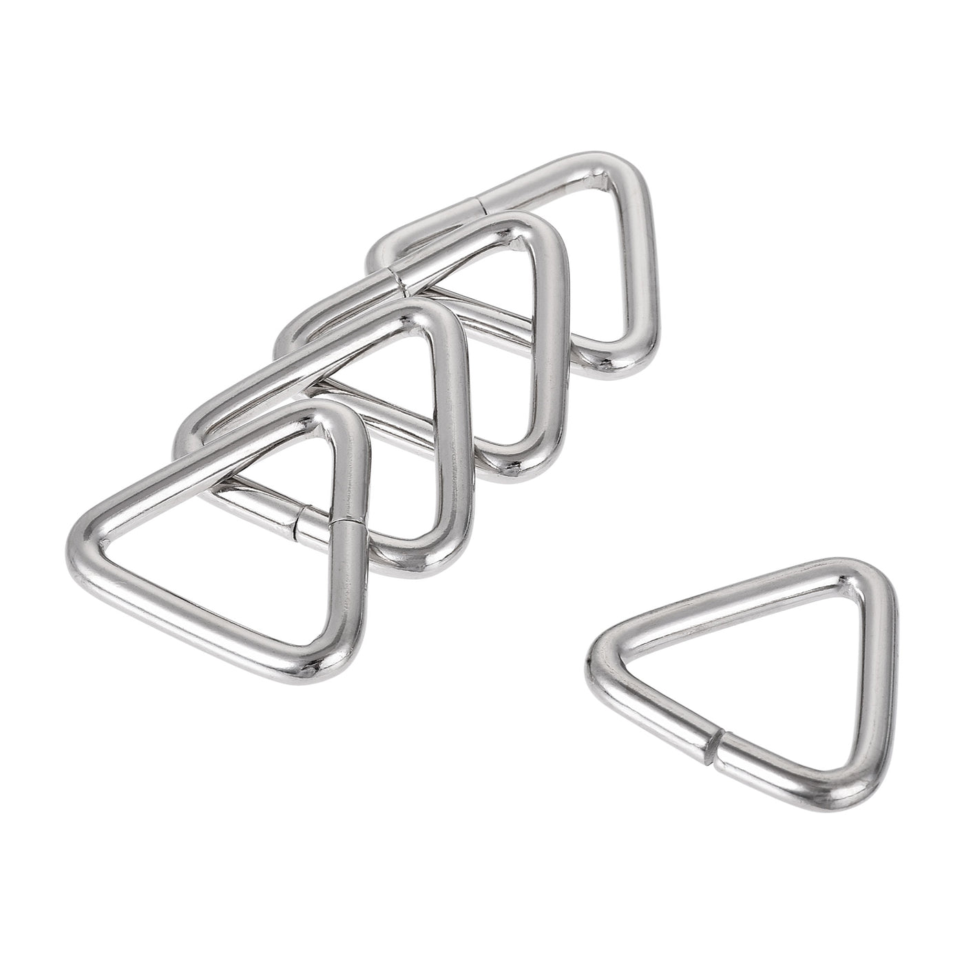 uxcell Uxcell Triangle Ring Buckle, 0.98"(25mm) Inner Width for Hardware Strap Craft DIY 30pcs
