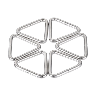 Harfington Uxcell Triangle Ring Buckle, 1.26"(32mm) Inner Width for Hardware Strap Craft DIY 10pcs