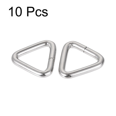 Harfington Uxcell Triangle Ring Buckle, 0.79"(20mm) Inner Width for Hardware Strap Craft DIY 10pcs