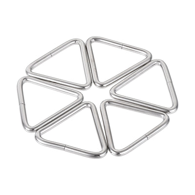 Harfington Uxcell Triangle Ring Buckle, 1.46"(37mm) Inner Width for Hardware Strap Craft DIY 20pcs