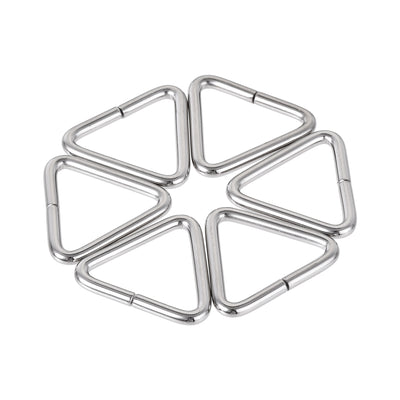 Harfington Uxcell Metal Triangle Ring Buckle 0.79"(20mm) Inner Width for Strap Craft DIY 10pcs