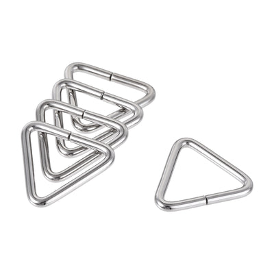 Harfington Uxcell Metal Triangle Ring Buckle 0.79"(20mm) Inner Width for Strap Craft DIY 30pcs