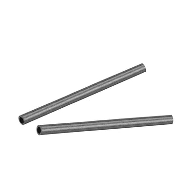 Harfington Uxcell Carbon Fiber Round Tube 5mm x 3mm x 150mm for RC Airplane Quadcopter 2Pcs