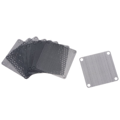 Harfington Uxcell PC Dust Fan Screen with Screws for Cooling Dustproof Case Cover PVC 60mm 10pcs