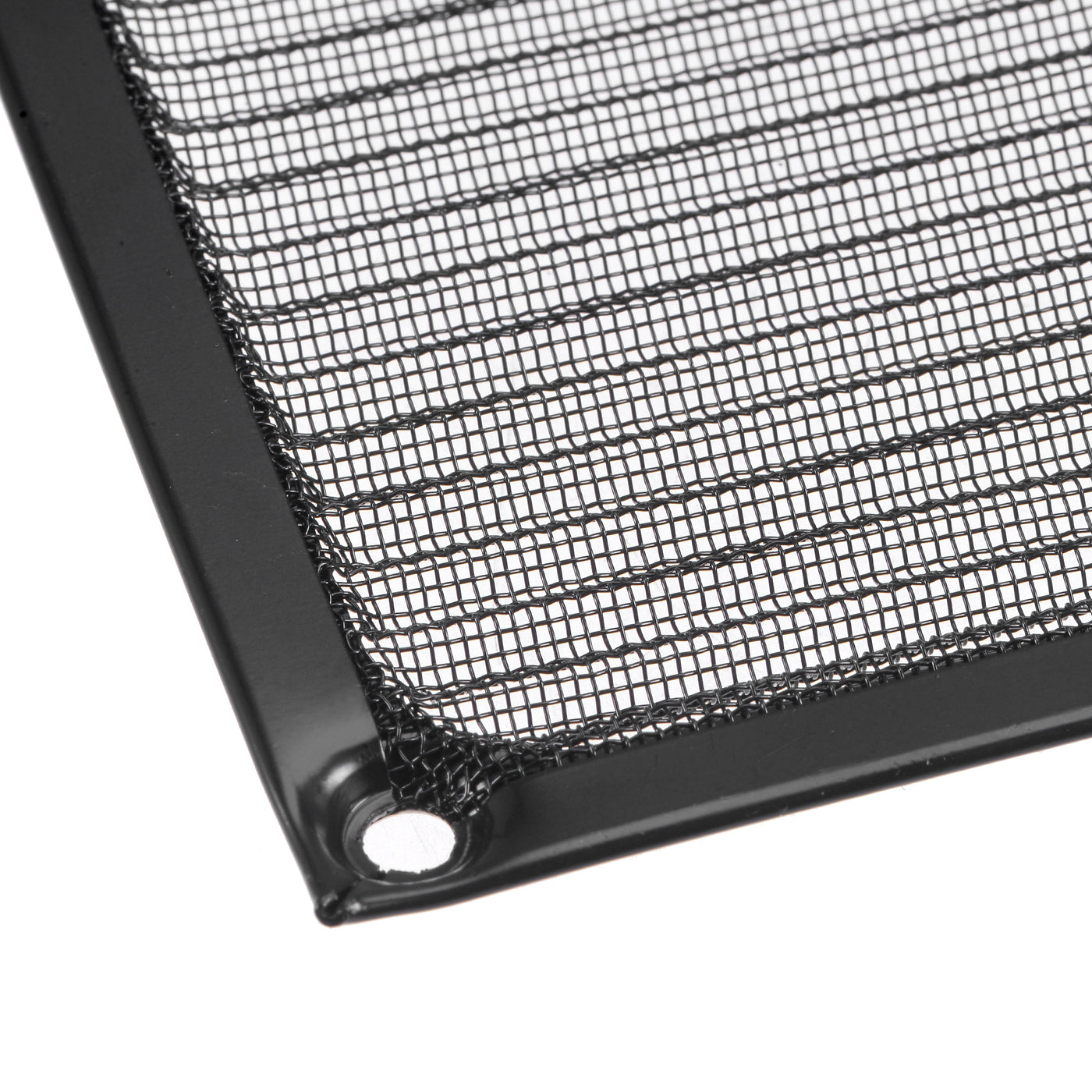 uxcell Uxcell PC Dust Fan Screen Aluminum Mesh for Cooling Case Cover Black 83mm 4pcs