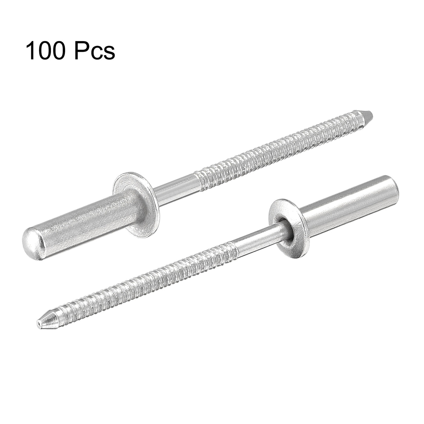 Uxcell Blind Rivets 304 Stainless Steel 3.2mm Diameter 13mm Grip Length ...