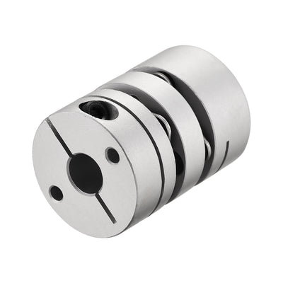 Harfington Uxcell 8mm to 10mm Bore Double Diaphragm Motor Wheel Flexible Coupling Joint