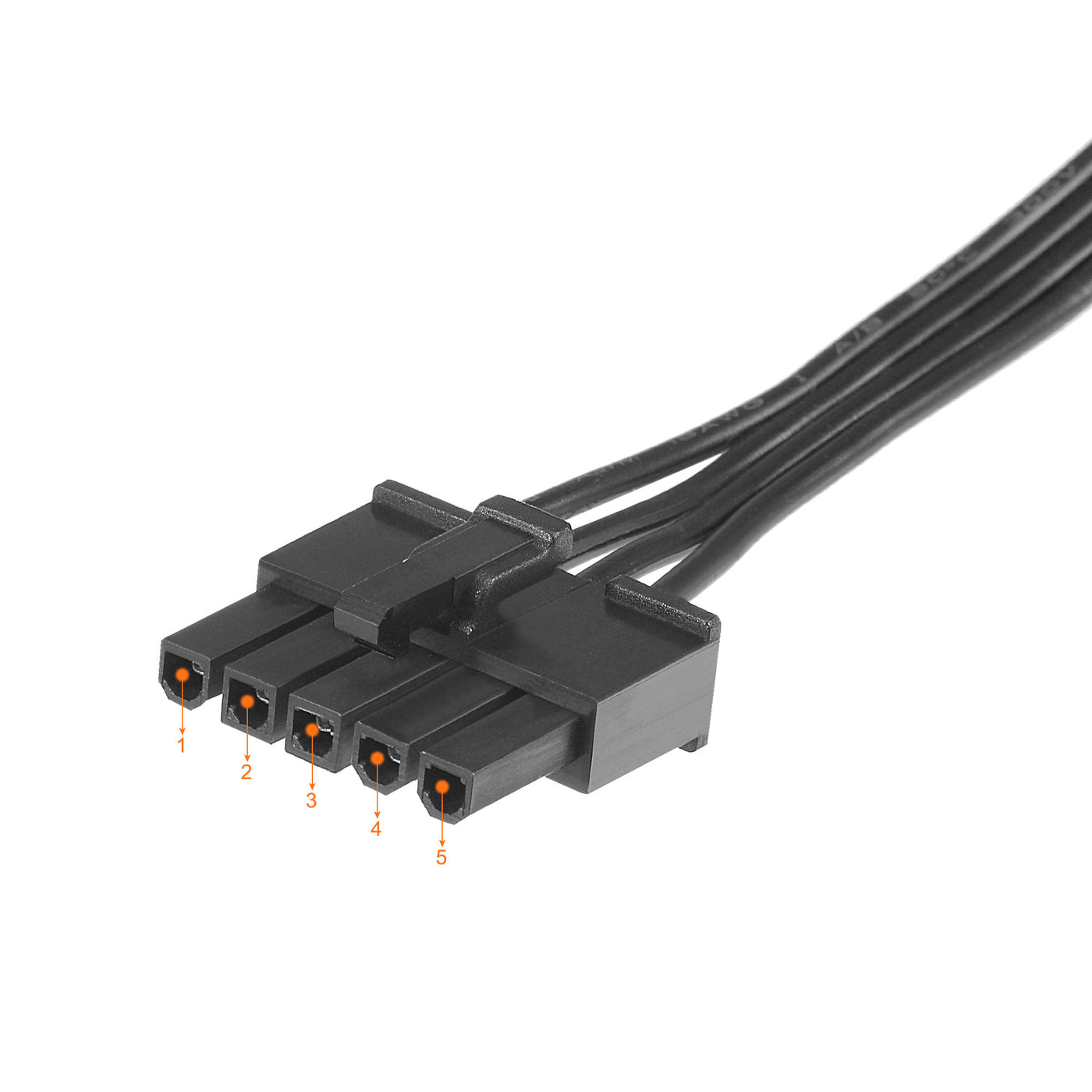 uxcell Uxcell Mainboard Power Cable 5 Grid of PCIe 4 Pin to 3 Splitter 4 Pin IDE Female SATA 18 AWG 67cm